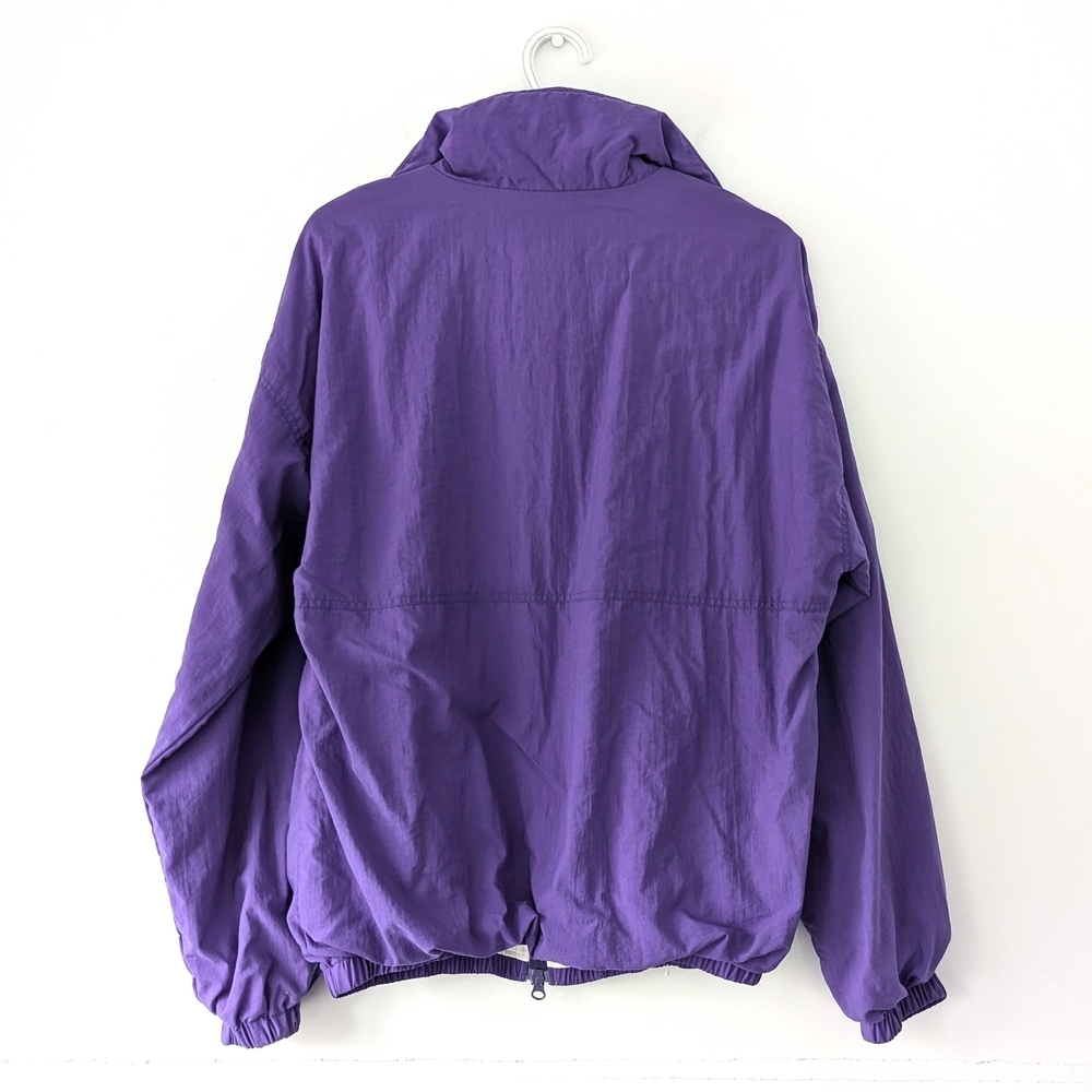 Vintage TYR Retro Sportswear Tracksuit Purple / Turquoise Jacket ~ Size Small - Picture 5 of 10